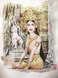 Apsara au Ta prom - Ballet classique Khmer