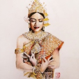 Danseuse du ballet classique de selepak khmer - Ballet classique Khmer