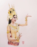 Danseuse du ballet classique - Ballet classique Khmer