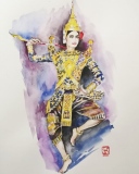 Rôle de prince dans le répertoire de REAMKER - Ballet classique Khmer